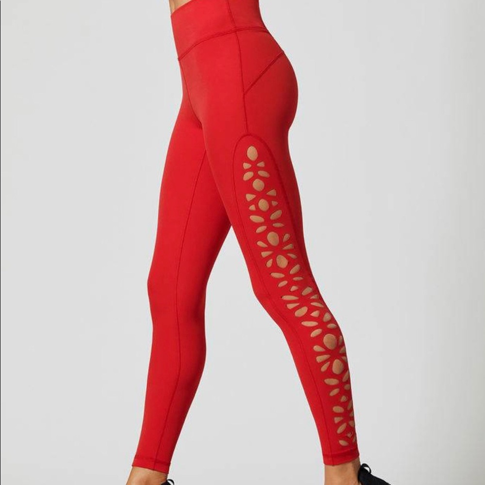 GIGI C SPORT LEGGINGS RED XS